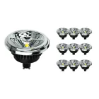 Mehrfachpackung 10x LED-Spot GU10 AR111 12W 600lm 40D - 927  | Höchste Farbwiedergabe - Dimmbar - Ersatz für 80W