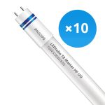 Lot 10x Philips Tube LED T8 MASTER (HF) Ultra Output 16W 2350lm - 830 Blanc Chaud | 120cm - Dimmable - Équivalent 36W
