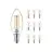Lot 10x Philips MASTER Value LED Bougie E14 Filament Claire 3.4W 470lm - 927  | Meilleur rendu de couleur - Dimmable - Remplacement 25W