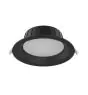Spot Encastrable LED Moyen Encastré Noir 21W 2400lm - 827-840 CCT | 226mm - Diamètre 200mm