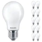 Lot 10x Philips Corepro LED Ampoule E27 Poire Dépolie 7W 806lm - 830 Blanc Chaud | Équivalent 60W