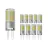 Lot 10x LED Capsule G9 4.8W 600lm - 830 | Remplacement 50W